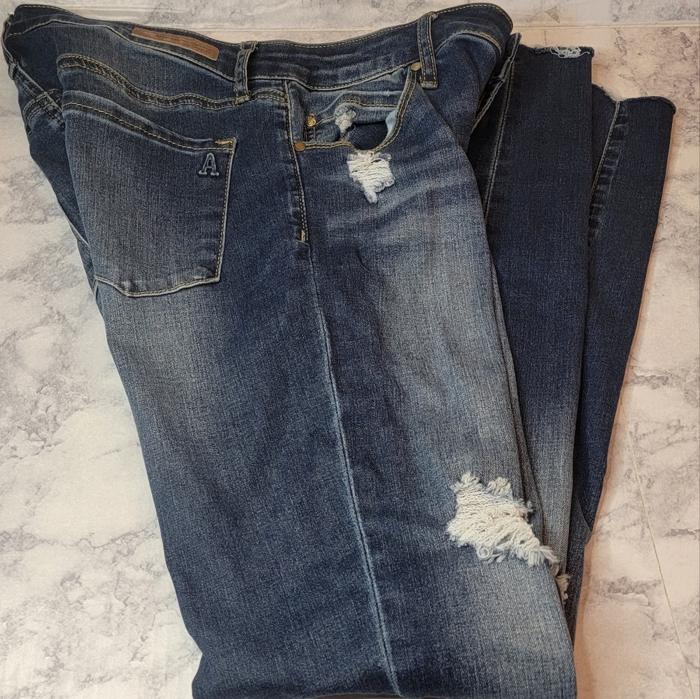 Article of Society Jeans Women's Size 27 Blue Distressed Denims